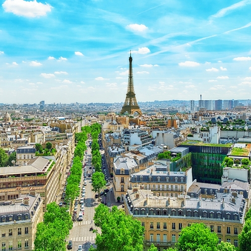 Фотообои Панорама Парижа K-026 (3,0х1,47 м)