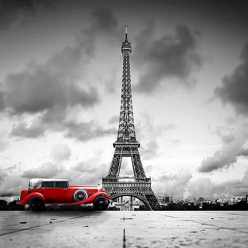 Фотообои Красное авто D-086 (3,0х2,7 м)