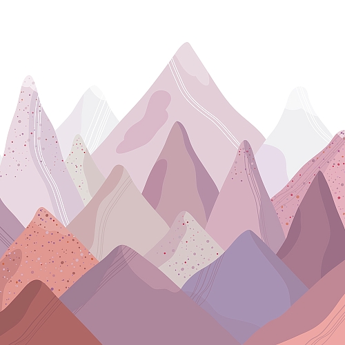 Фотообои  Разноцветные горы Z-099 (3,0х2,7 м)