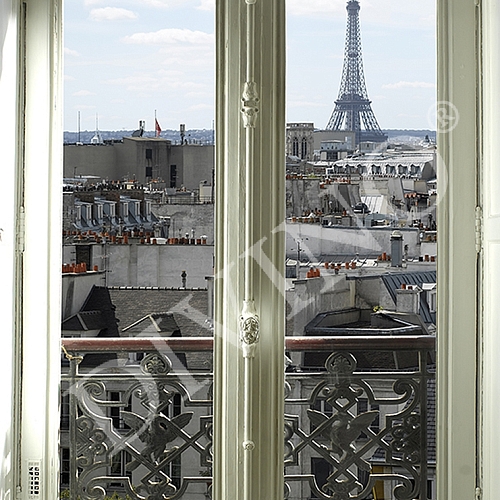 Фотообои Oкно в Париж B-062 (2,0х2,7 м)