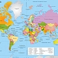 Мир Политическая карта  L-118 (4,0х2,7 м)