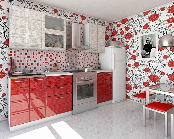 Картинка Какой цвет обоев выбрать для кухни