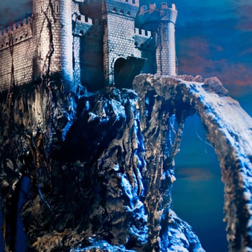 Фотообои Черный замок Е-034 (1,0х2,7 м)